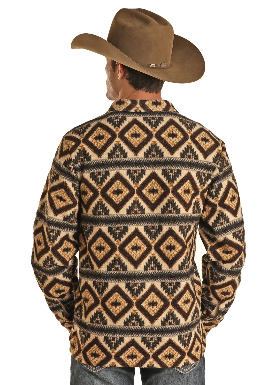 Panhandle Slim Mens Natural Aztec Jacket