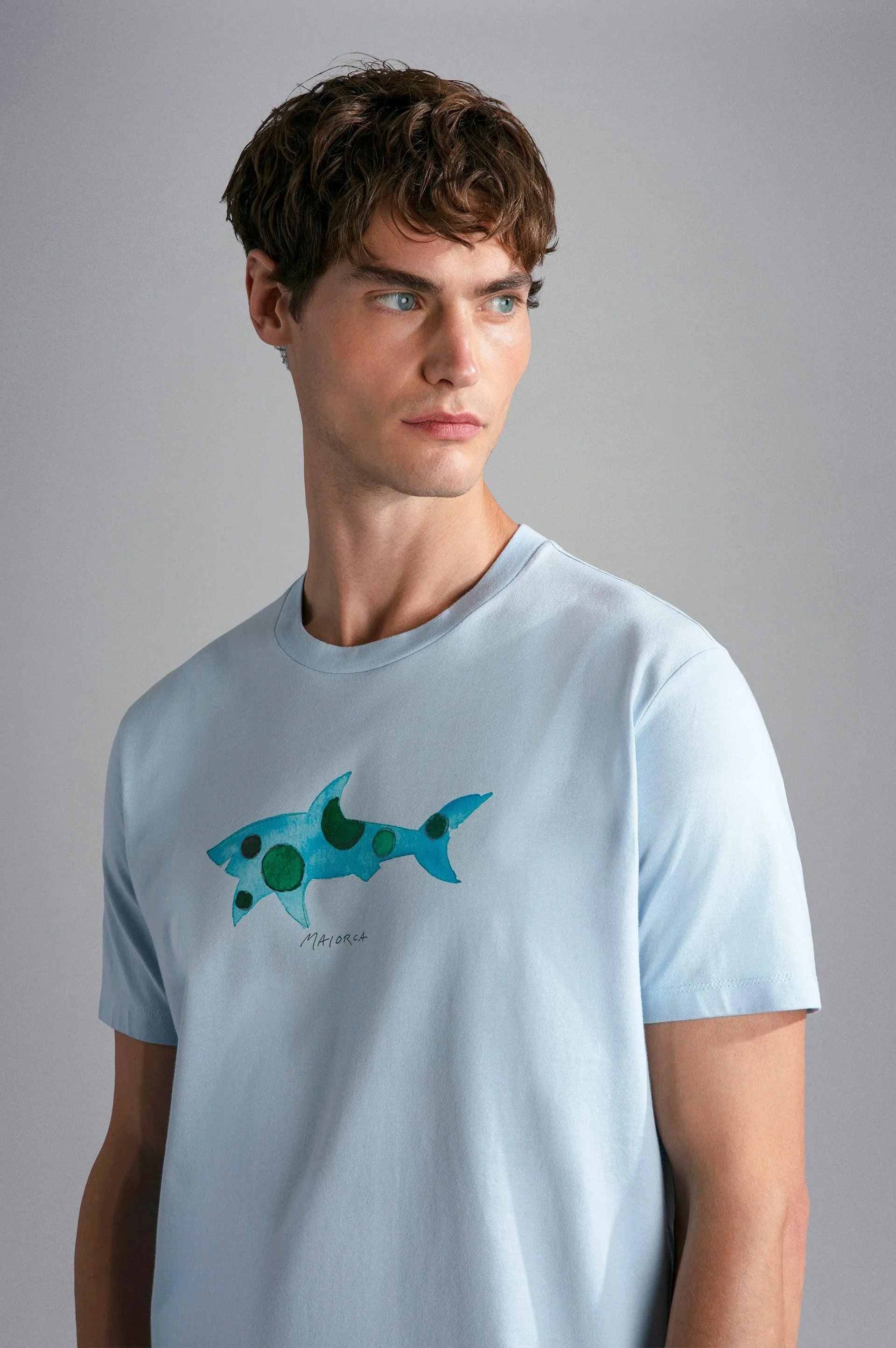 Paul & Shark - T-shirt manches courtes de coton Maiorca par Bixio