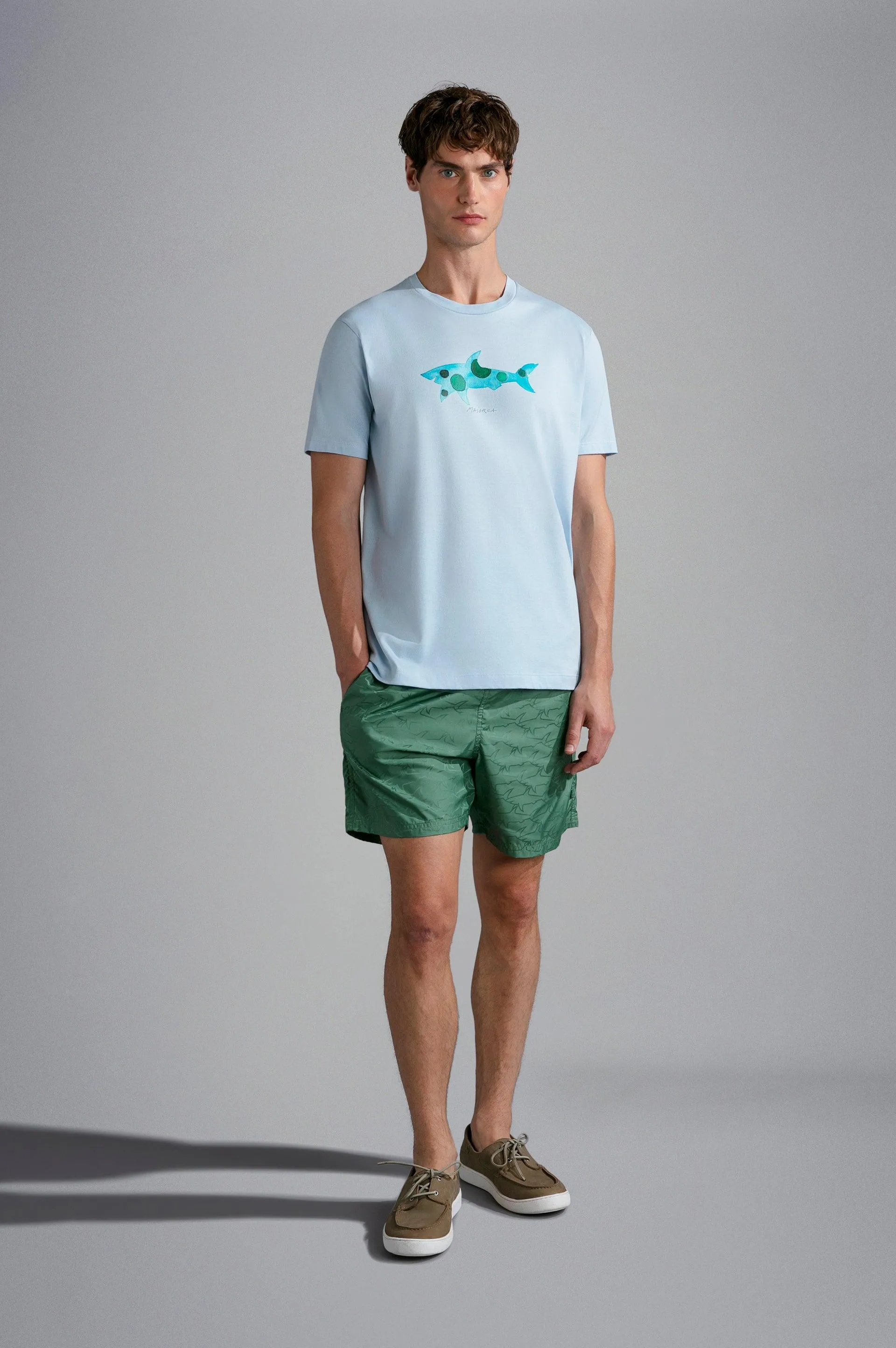 Paul & Shark - T-shirt manches courtes de coton Maiorca par Bixio