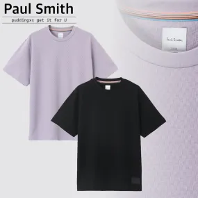 Paul Smith  |Crew Neck Other Plaid Patterns Street Style Cotton