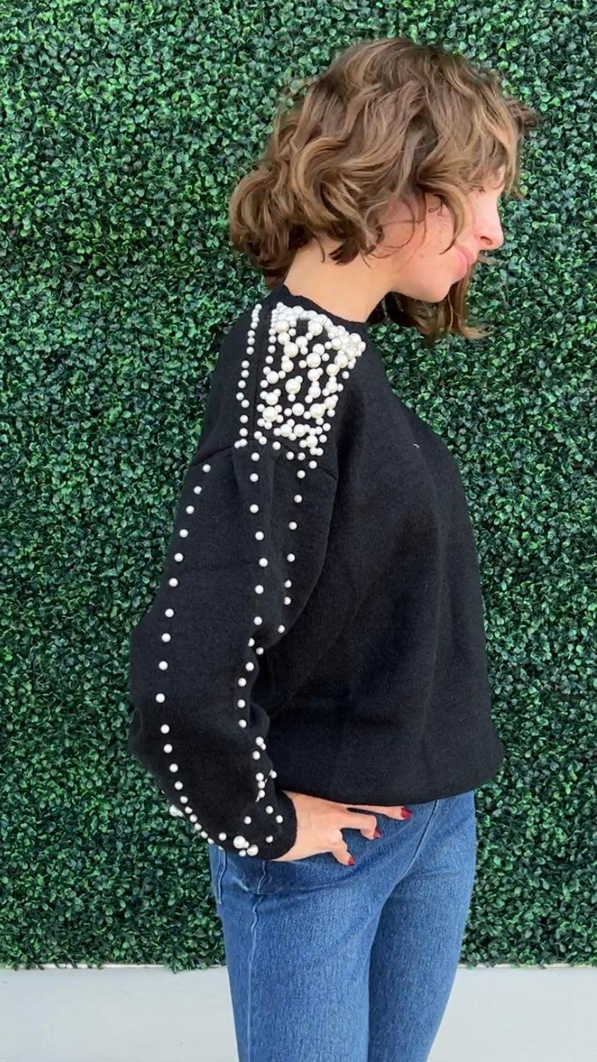 Pearl Embellished Sweater