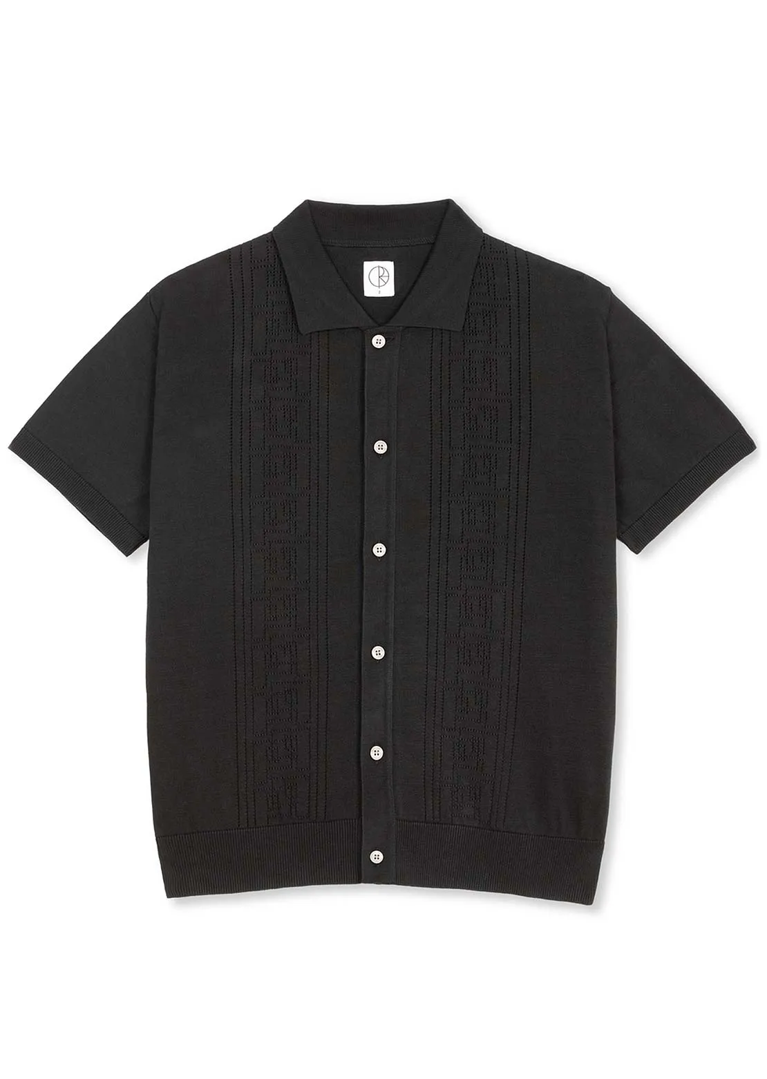 Polar Skate Co. Men's Miles SS Cardigan Double P Button Up Shirts