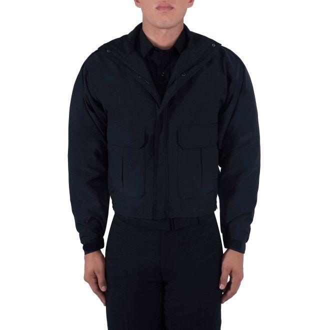 Police Public Safety | Law Enforcement Uniform Navy Blue Cruiser Jacket | Removable Fleece Lining Crosstech Tactical Coat