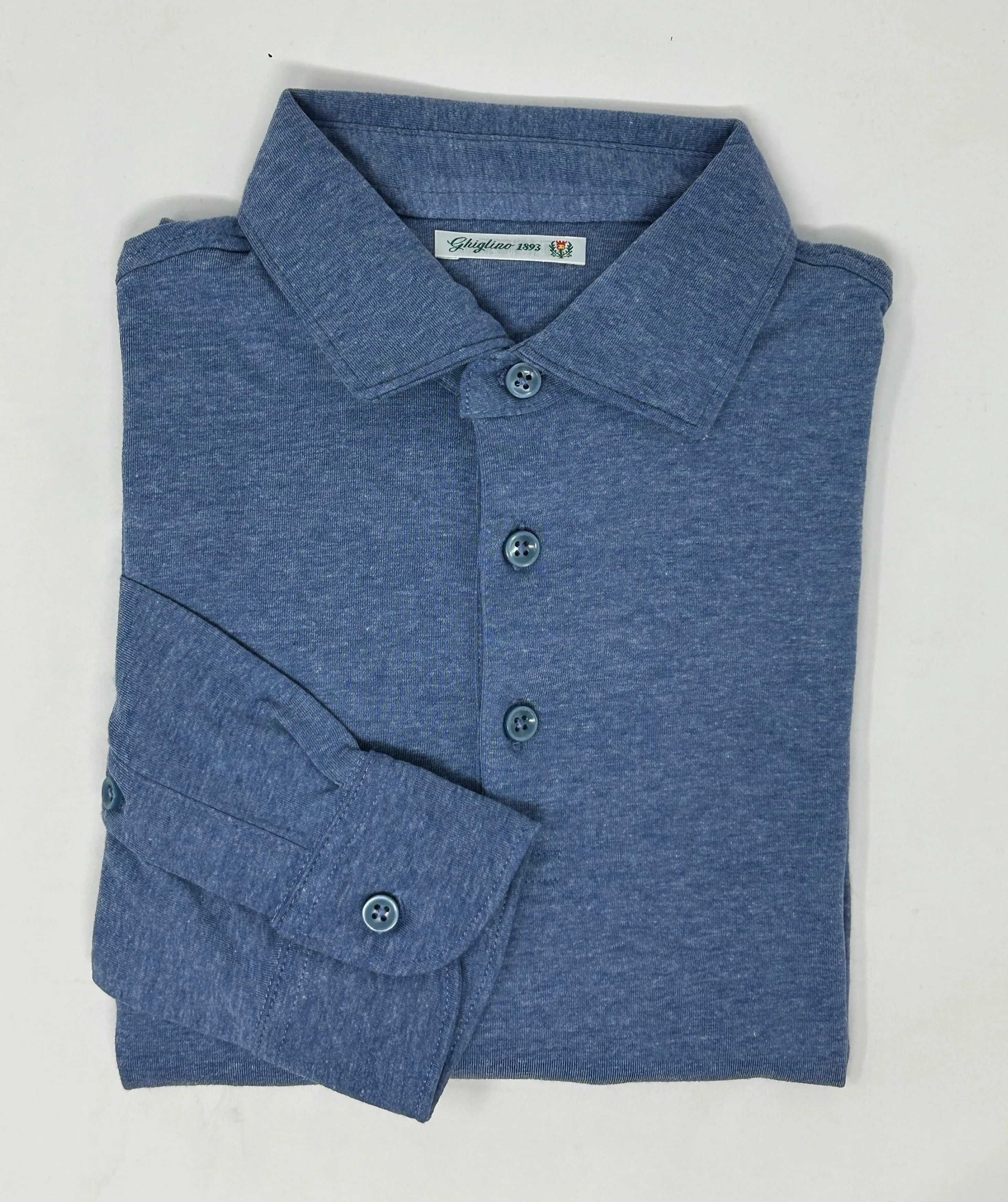 POLO POLSINO CAMICIA MANICA LUNGA JERSEY