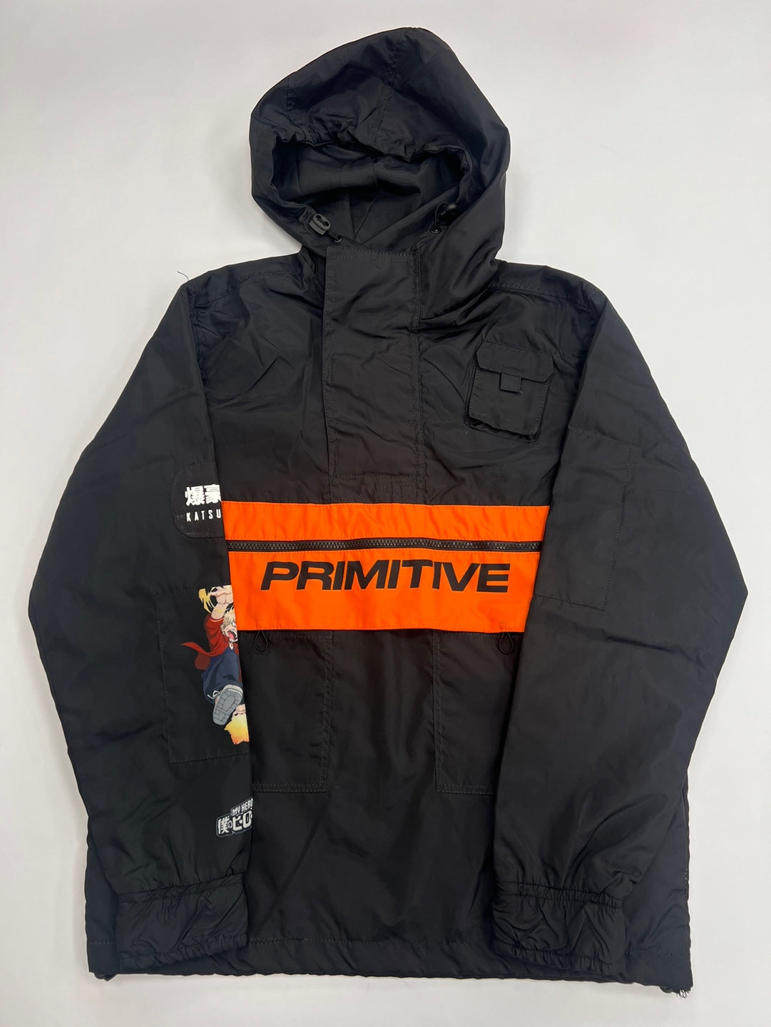 Primitive Izuku Midoriya Anorak Jacket - Black