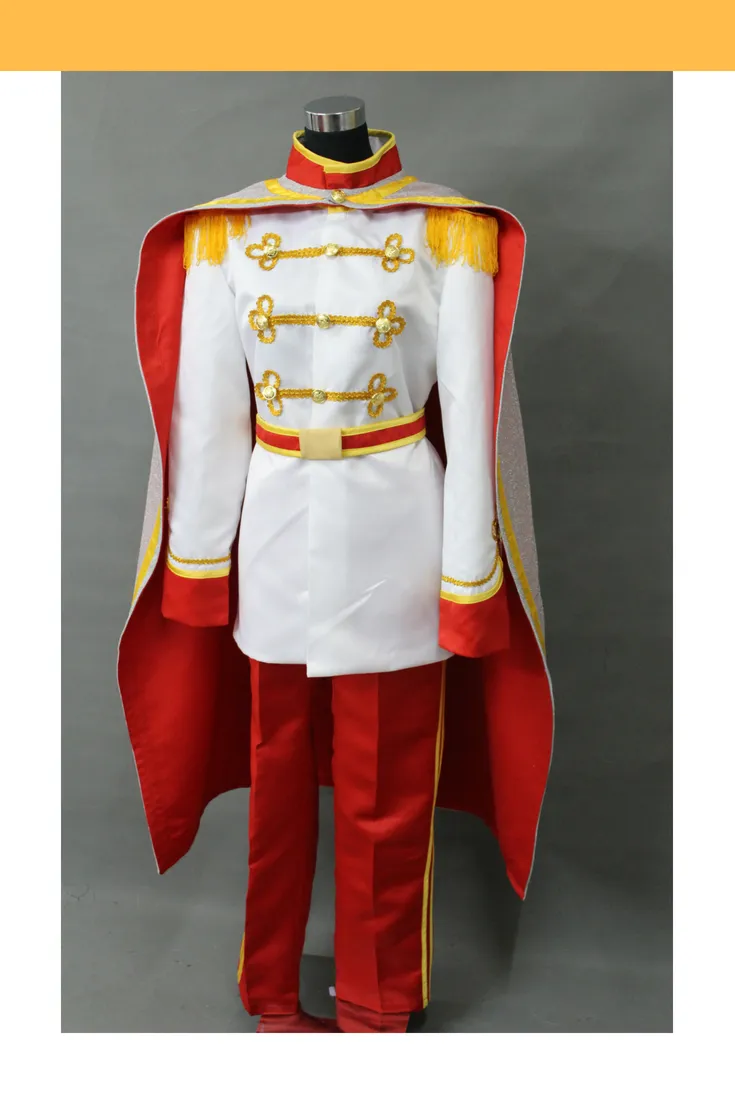 Prince Charming With Cape Cosplay Costume