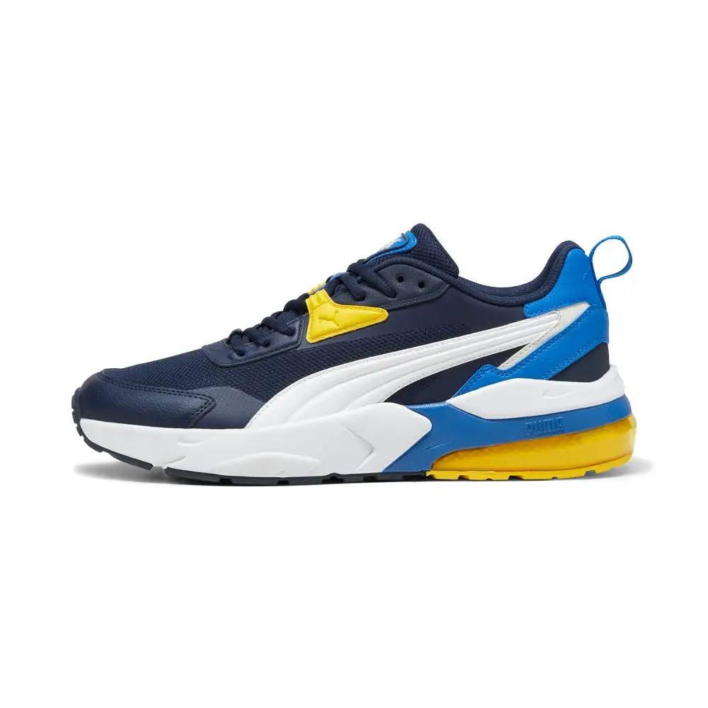 Puma Men's Vis2K Shoes - Club Navy/Puma White/Pele/Yellow