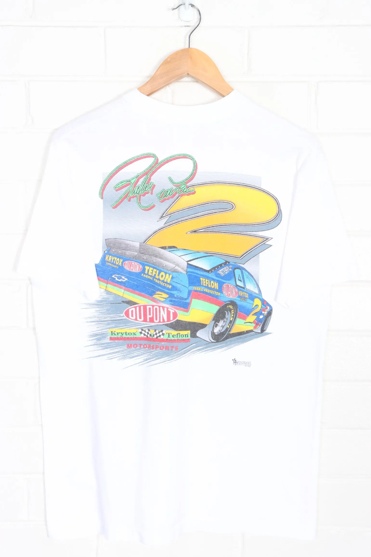 RICKY CRAVEN #2 DUPONT 1996 SINGLE STITCH T-SHIRT (