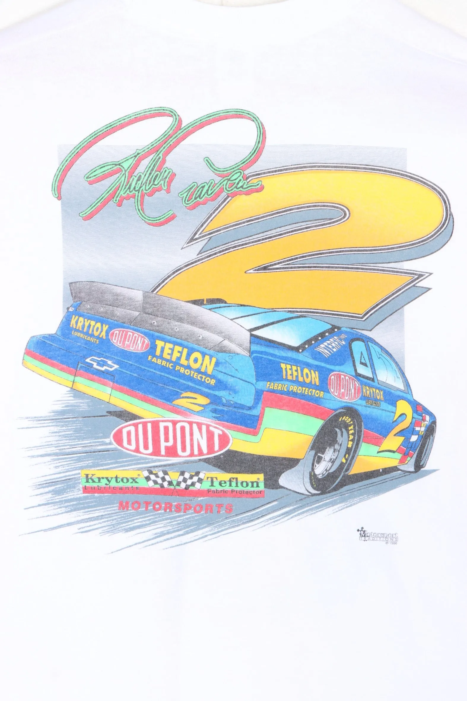 RICKY CRAVEN #2 DUPONT 1996 SINGLE STITCH T-SHIRT (