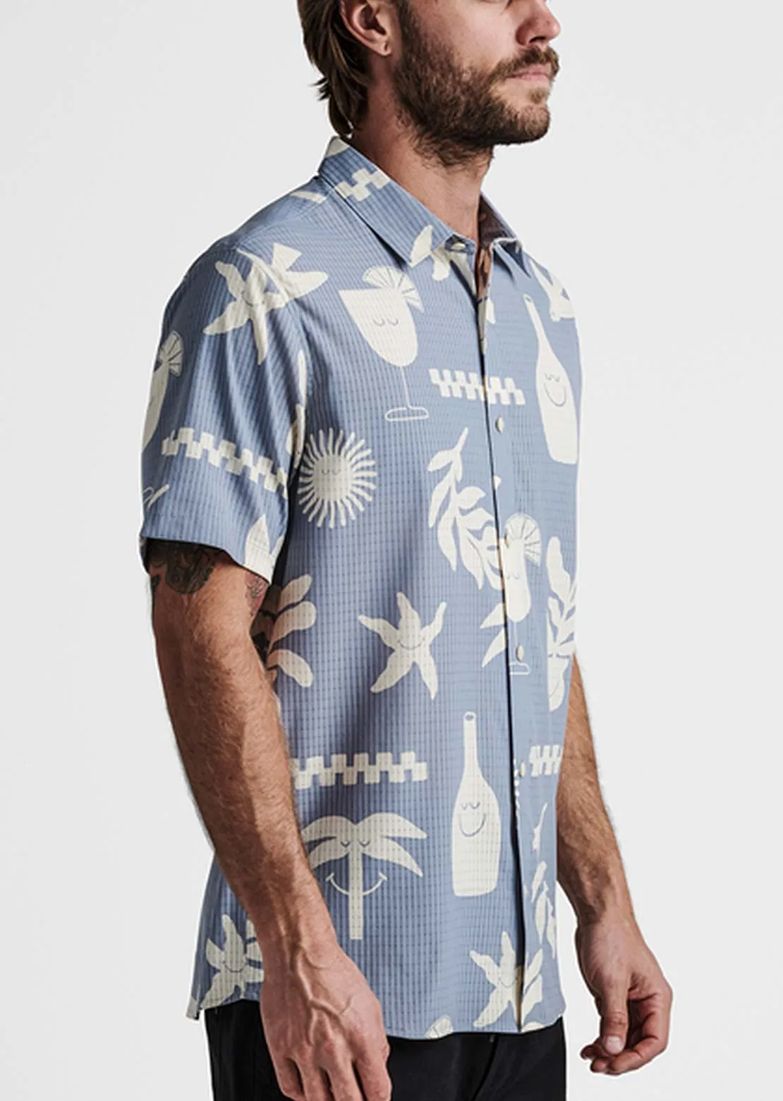 Roark Men's Bless Up Button Up Shirts