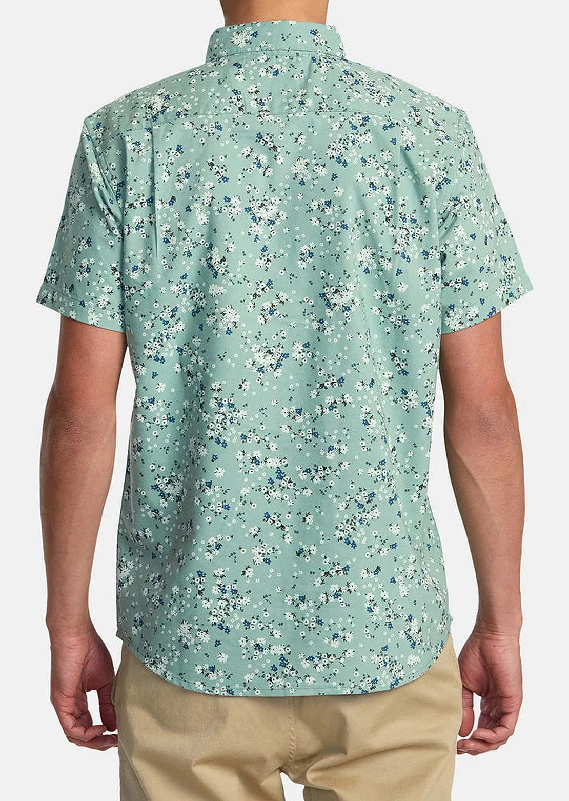 RVCA Men's Thatll Do Print Button Up Shirts