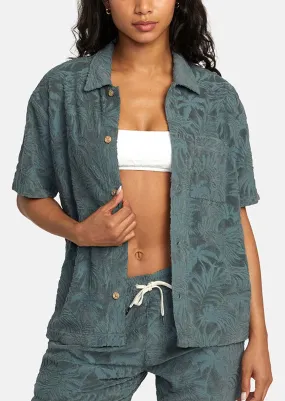 RVCA Women's Palms Down Button Up Shirts