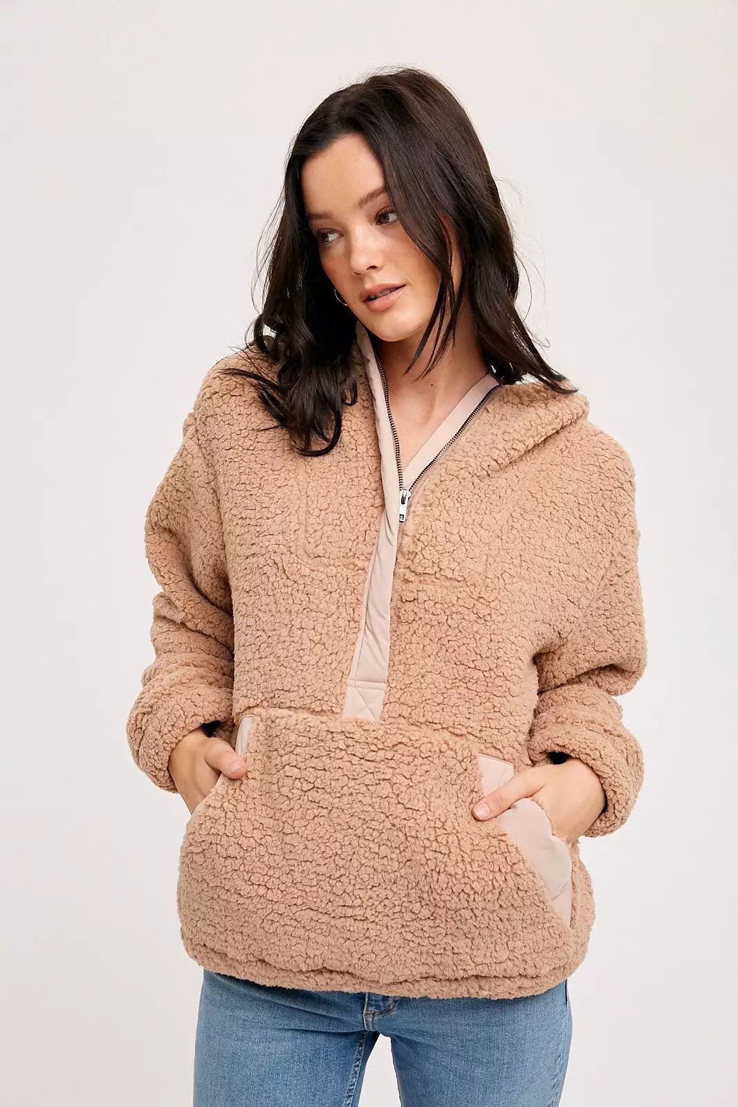 Sherpa Hoody Pullover