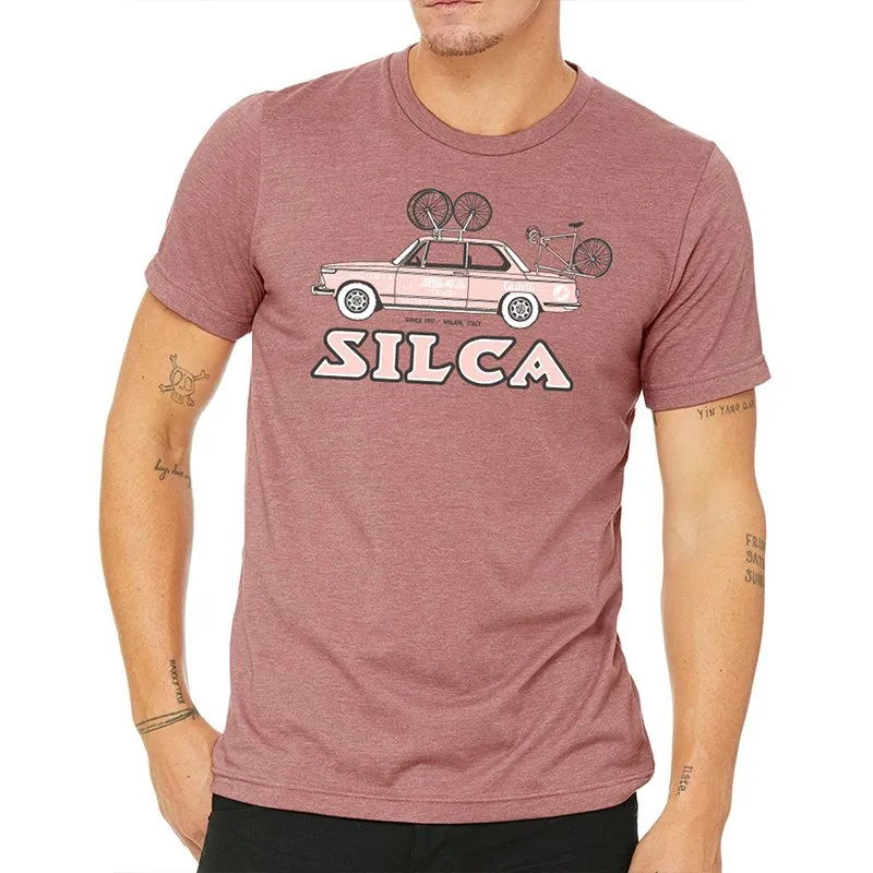 SILCA  1972 BMW 2002 TEAM CAR T-SHIRT - PINK ACCESSORY