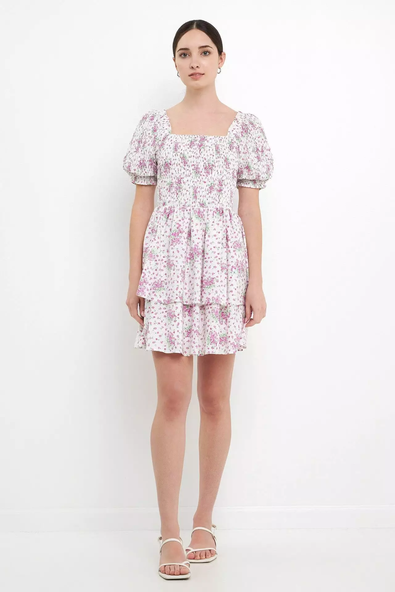 Smock Floral Dress