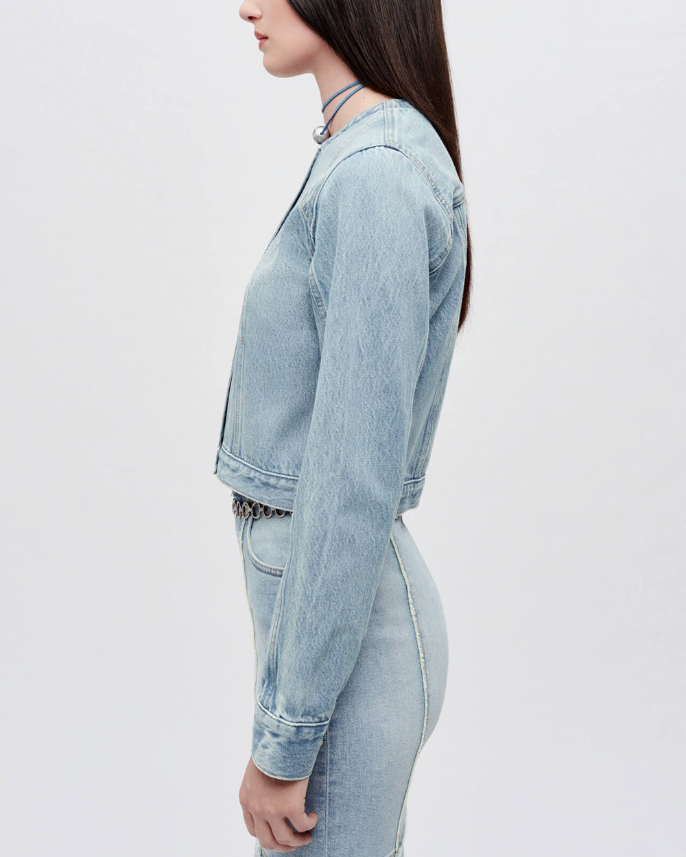 Tailored Denim Jacket in Mojave