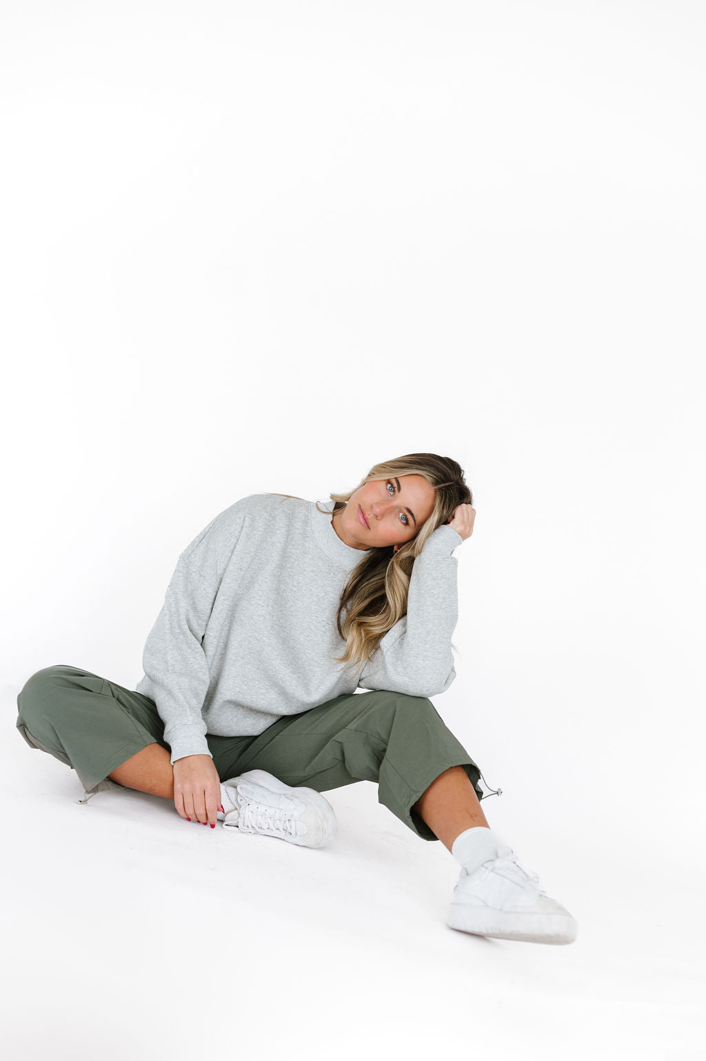 Troy Sweater in Heather Gray