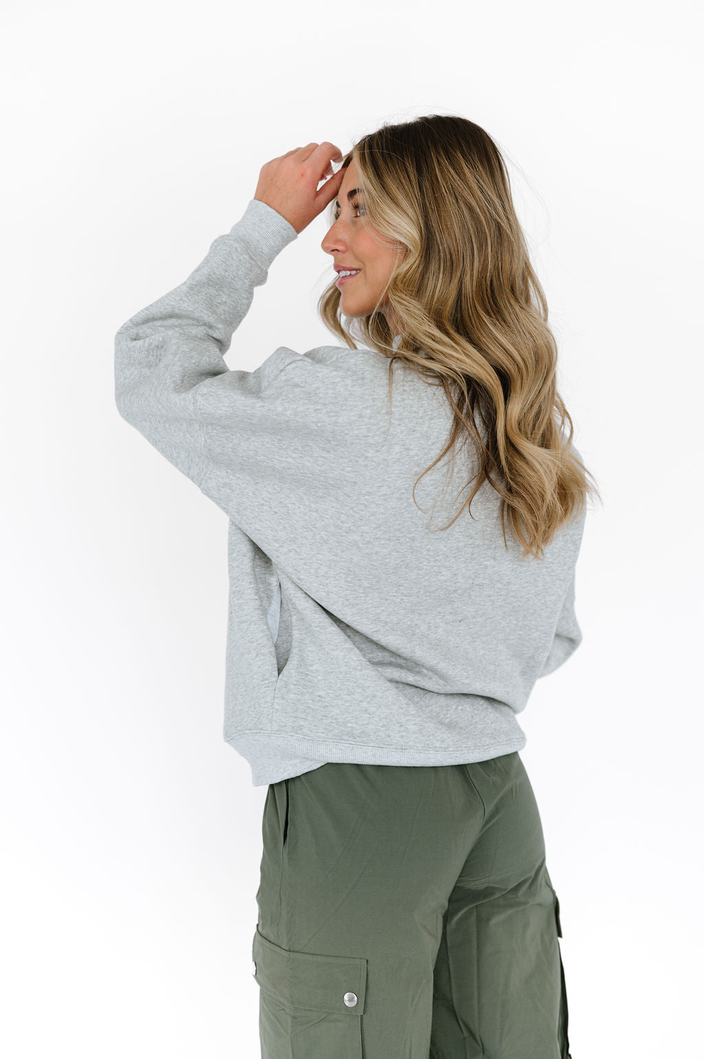 Troy Sweater in Heather Gray