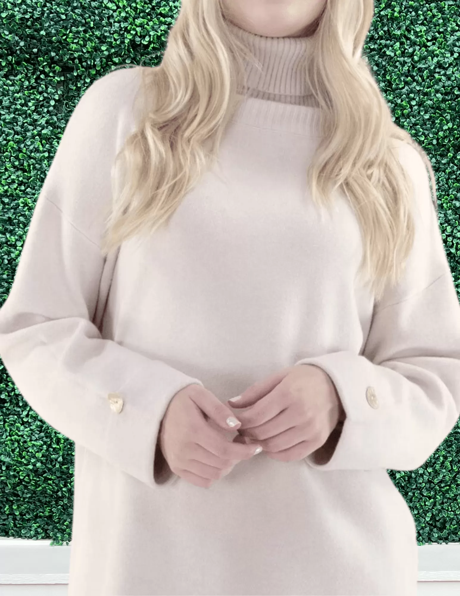 Turtleneck Tunic Sweater