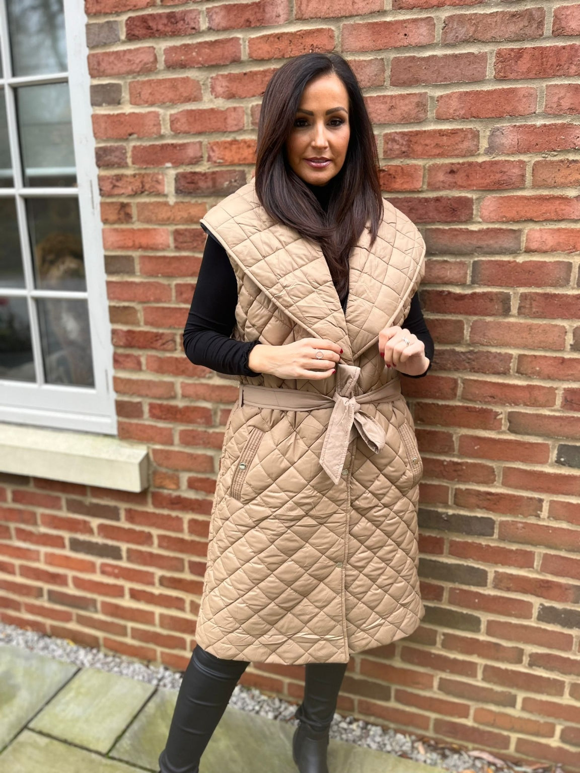 Two Pocket Quilted Gilet Jacy