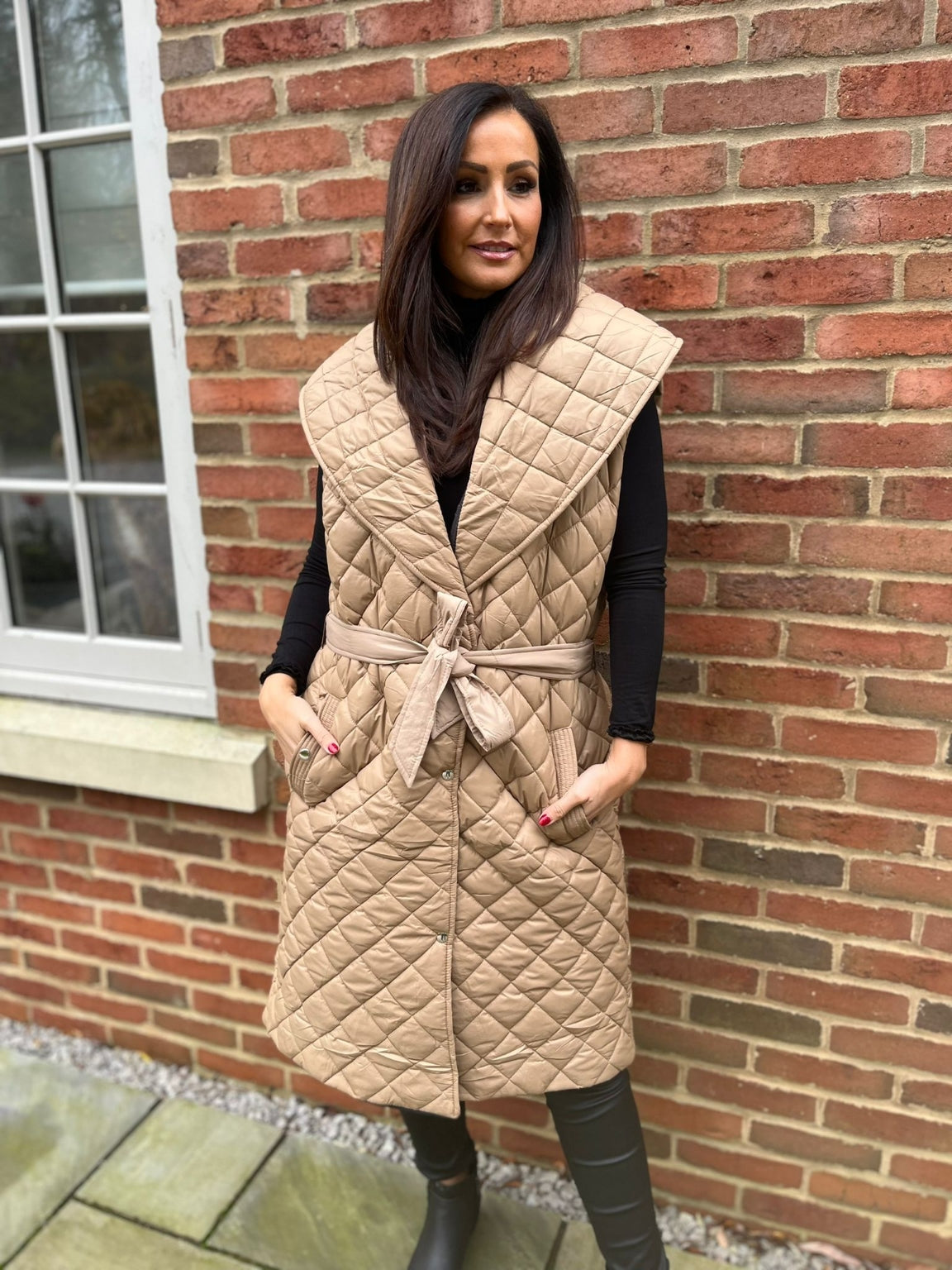 Two Pocket Quilted Gilet Jacy