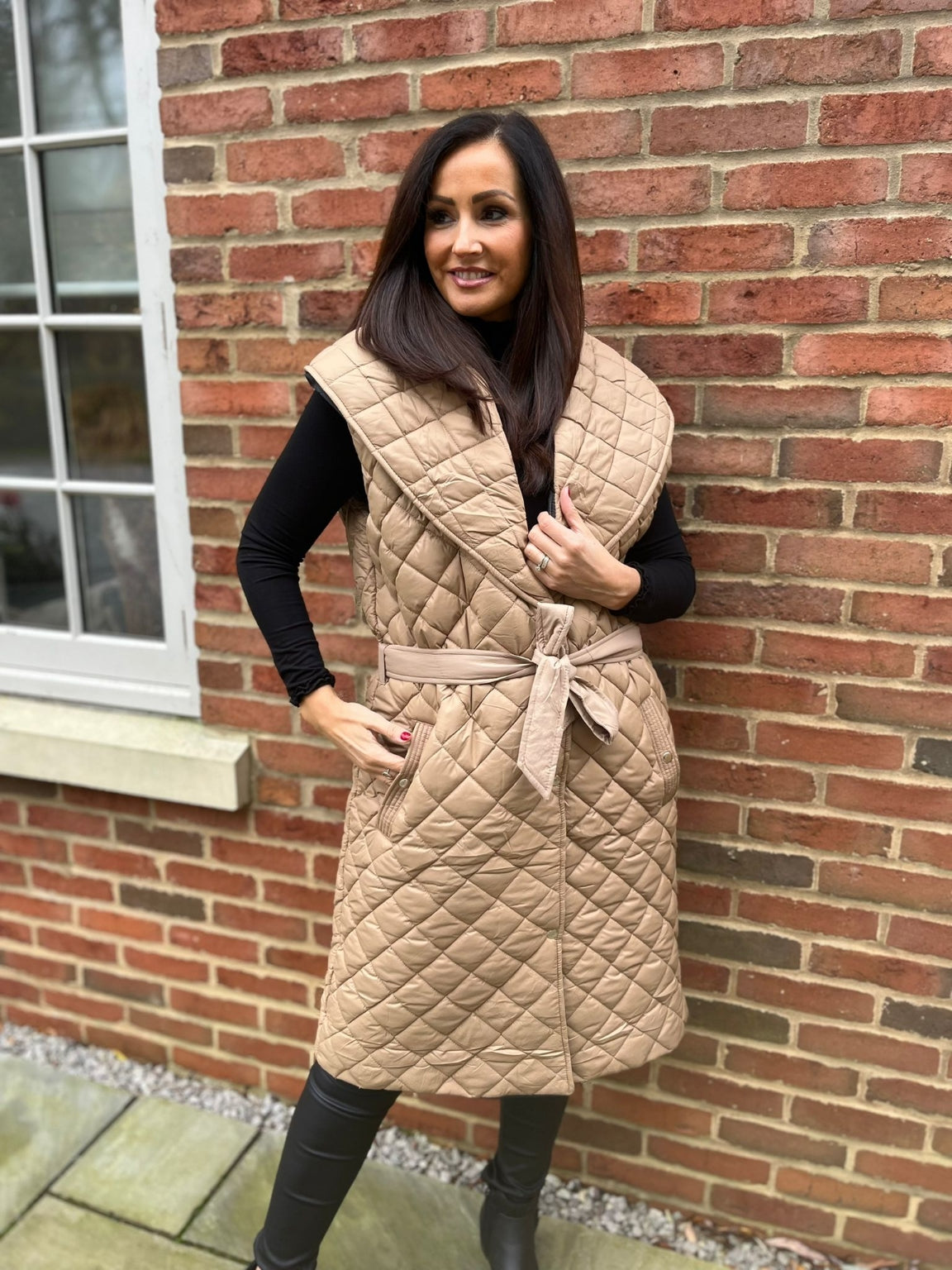 Two Pocket Quilted Gilet Jacy