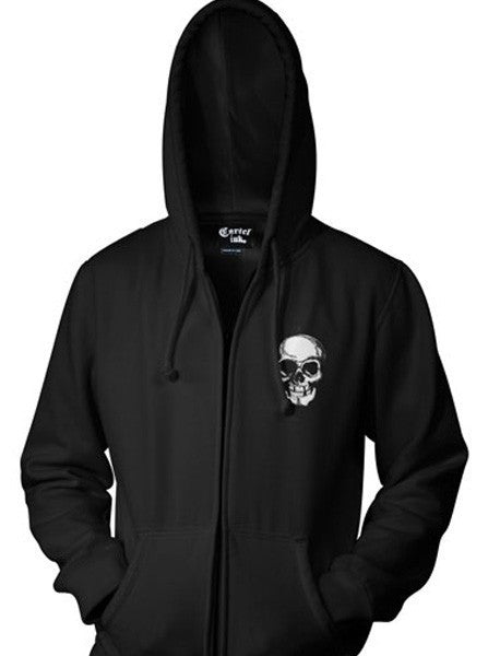 Unisex Death Skull Zip-Up Hoodie