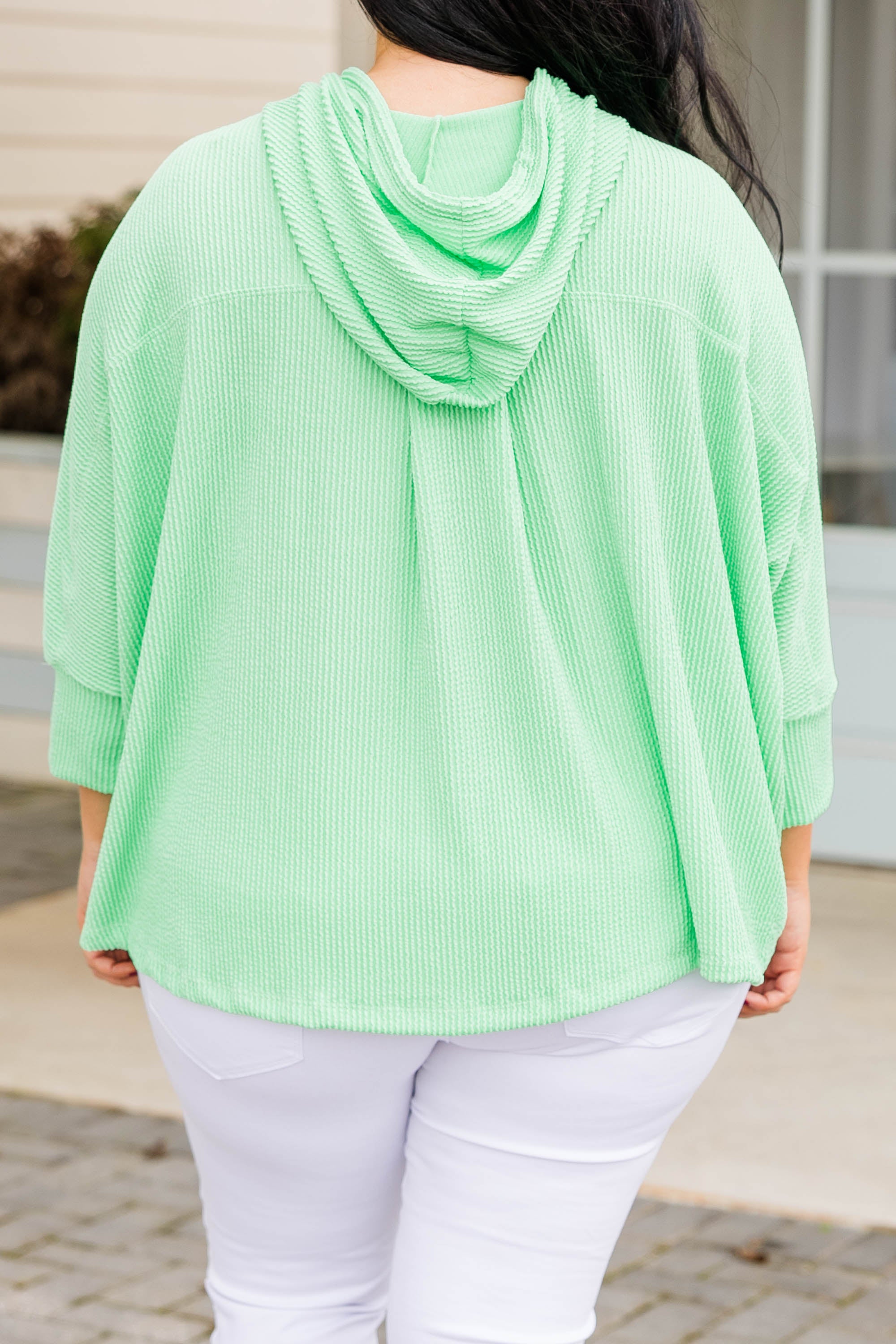 Unruffled Hoodie, Gio Green