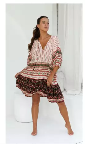 UTOPIA smock dress