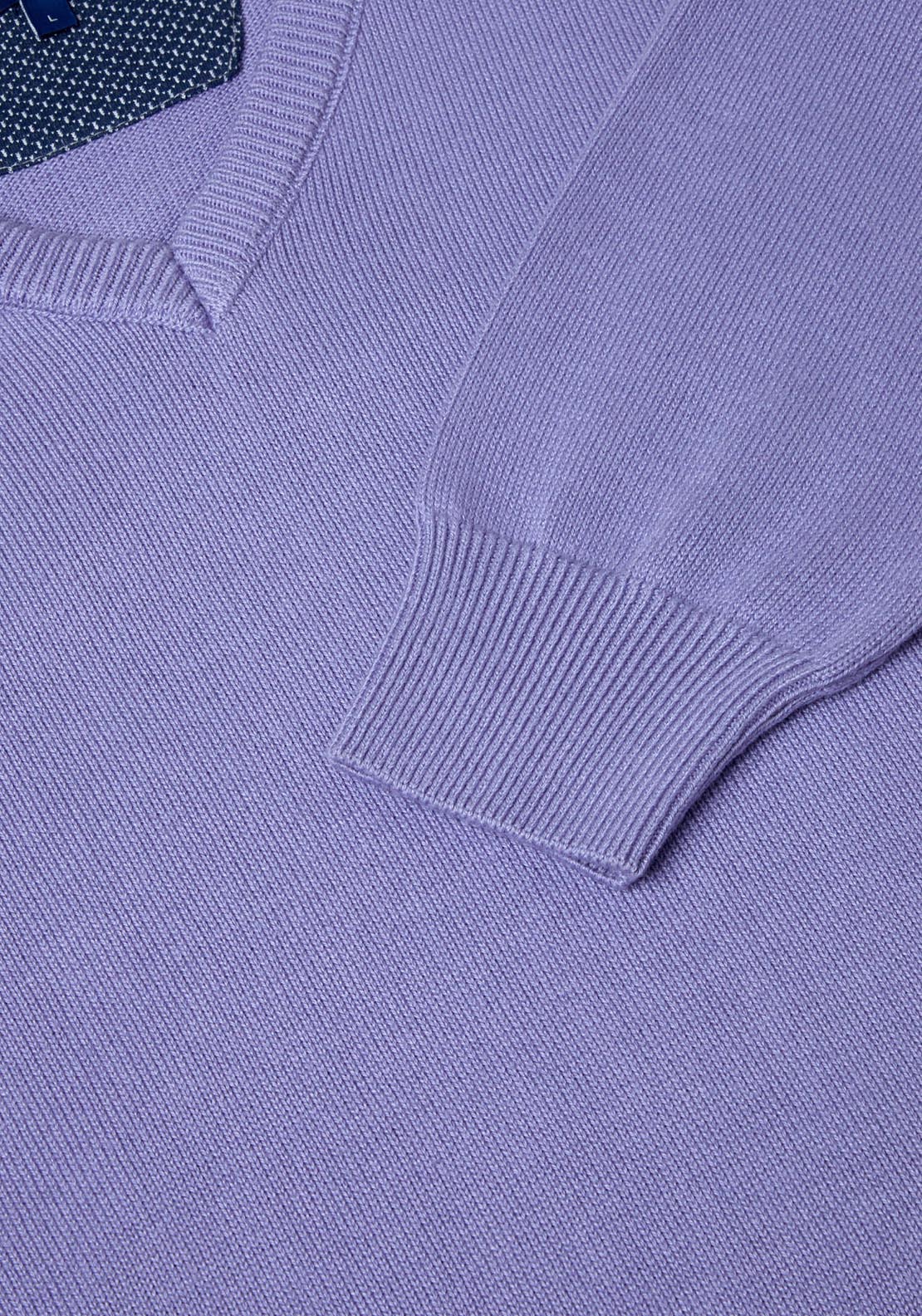 V Neck Cotton Knitwear