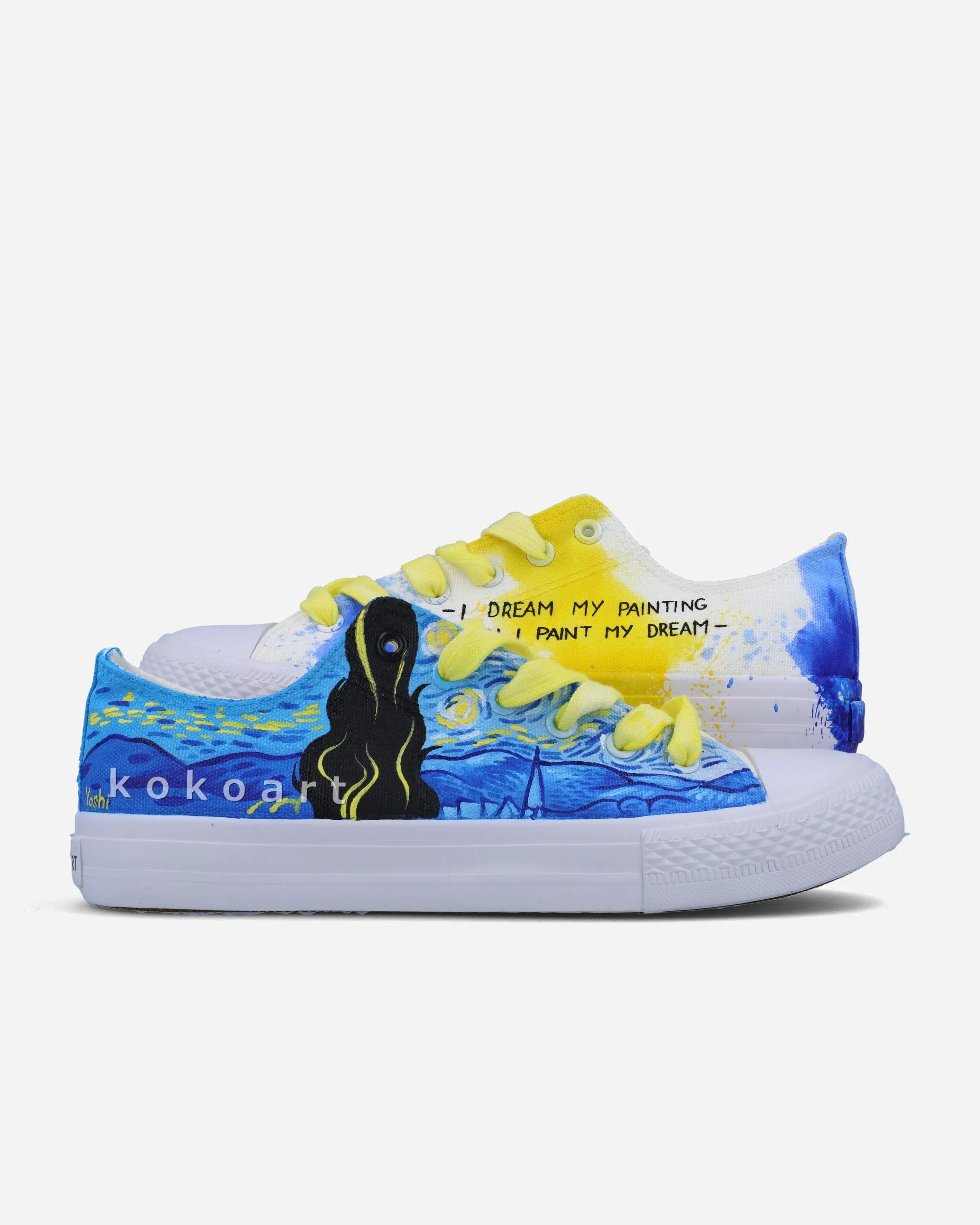 Van Gogh Starry Night Hand Painted Shoes