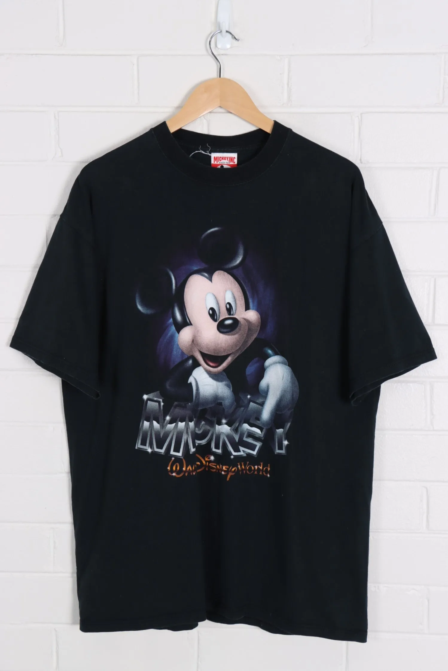 Walt DISNEY World Large Mickey Mouse Print Tee (XL)