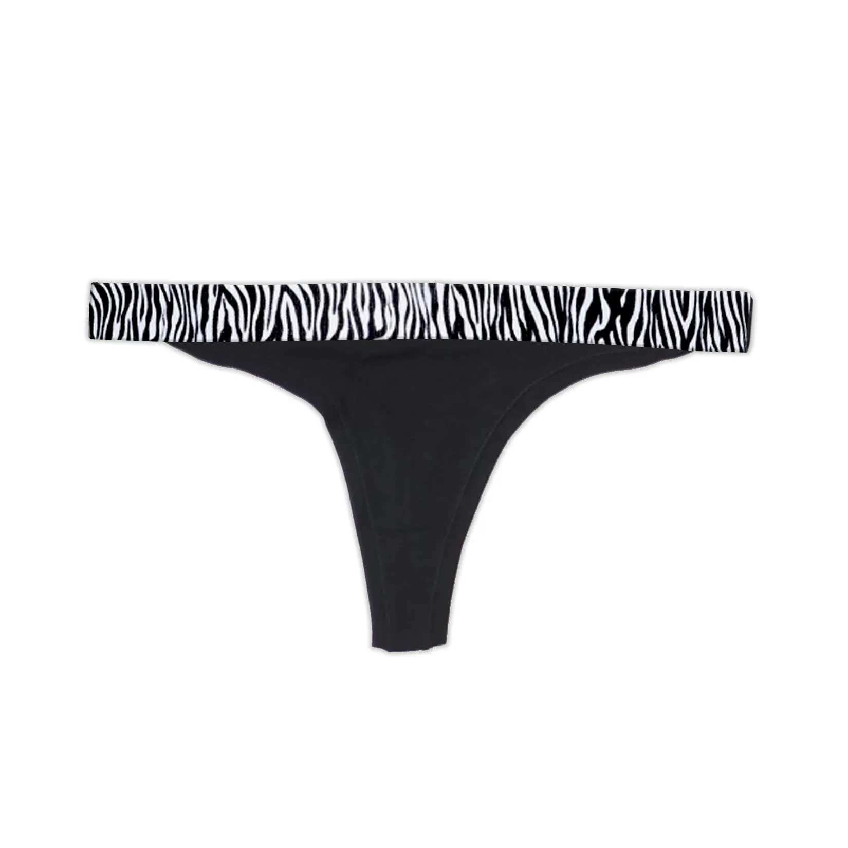 White Zebra Women's Thong