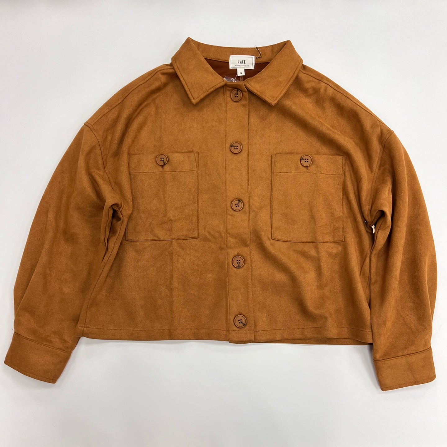 Women's Cropped Suede Jacket