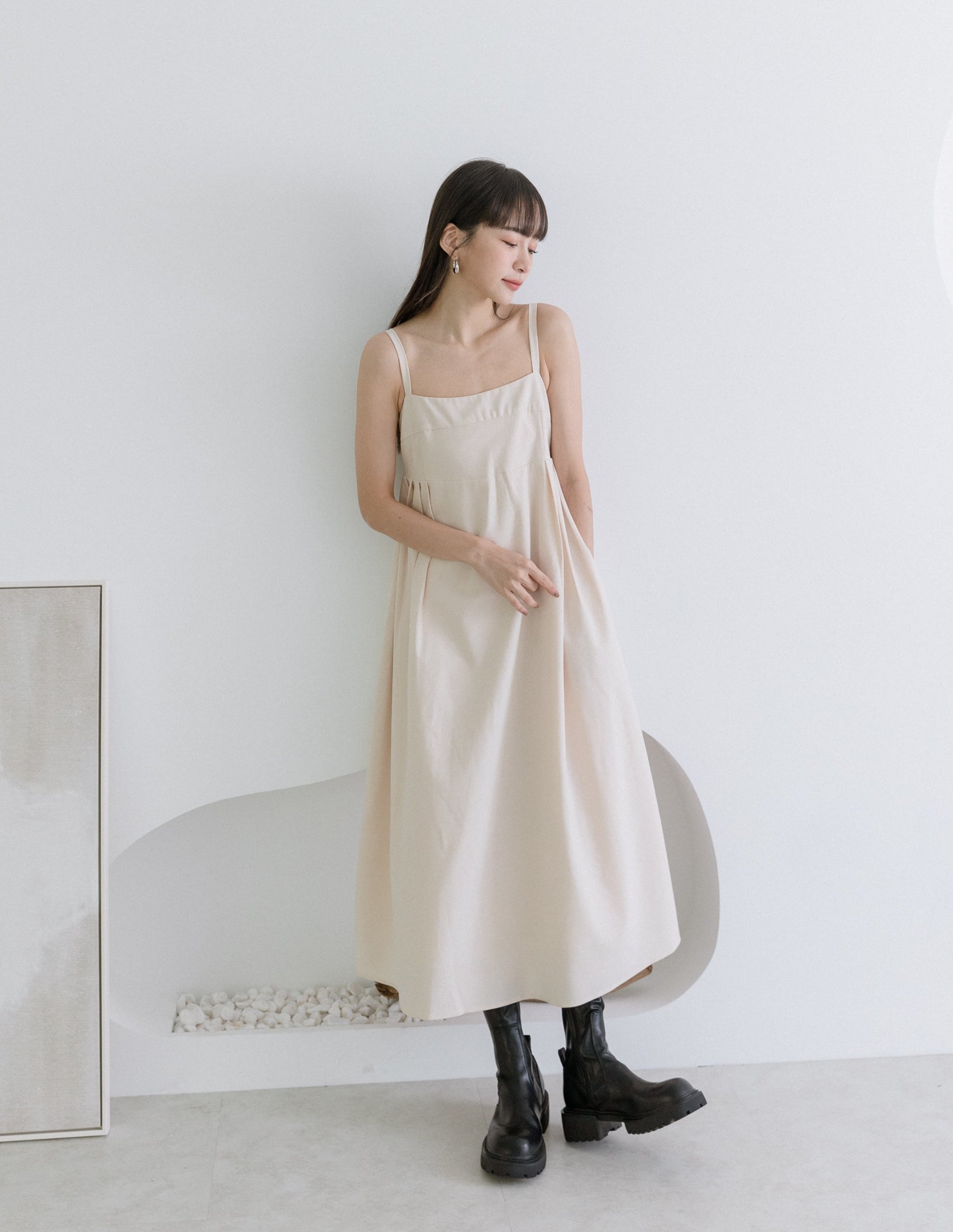 Zaira Dress in Cream