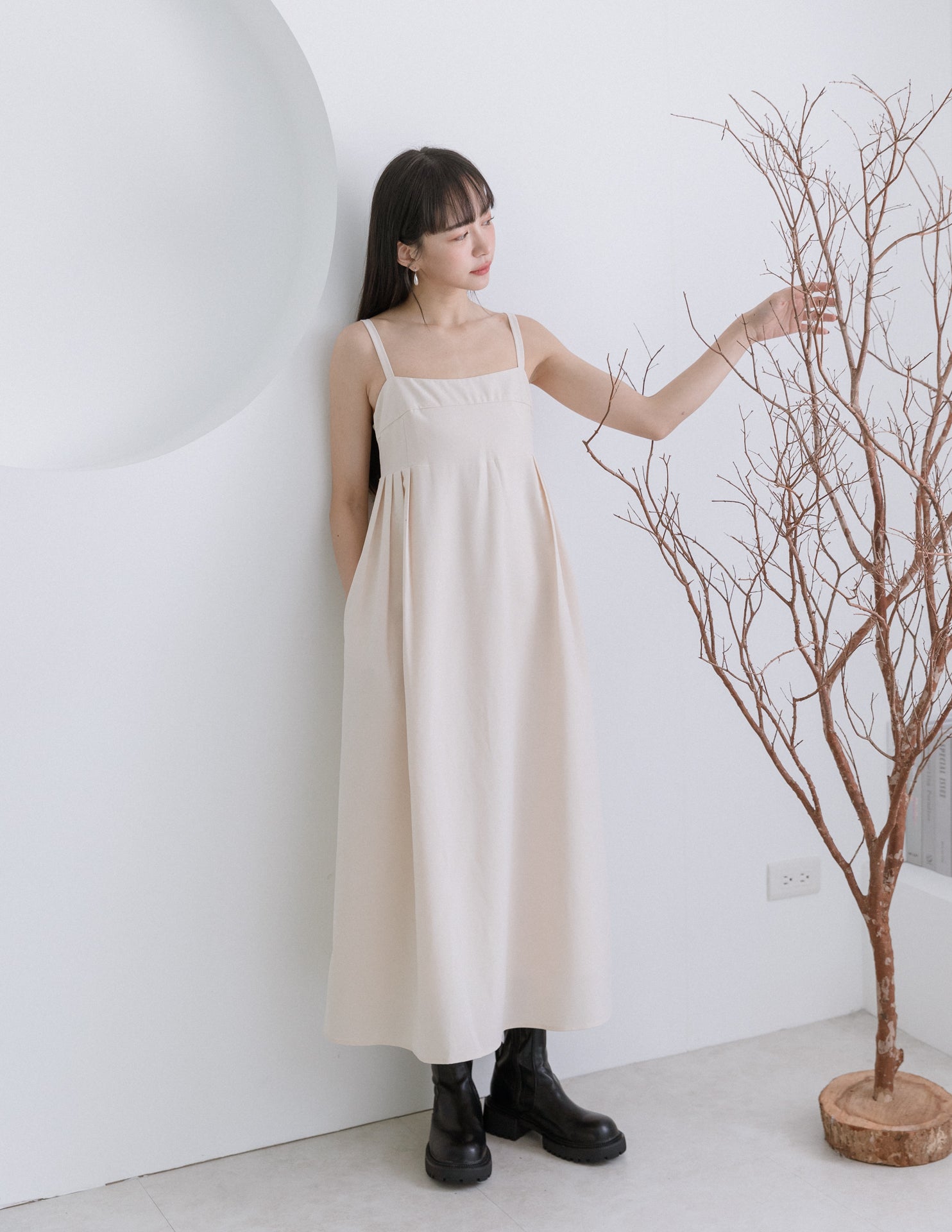 Zaira Dress in Cream