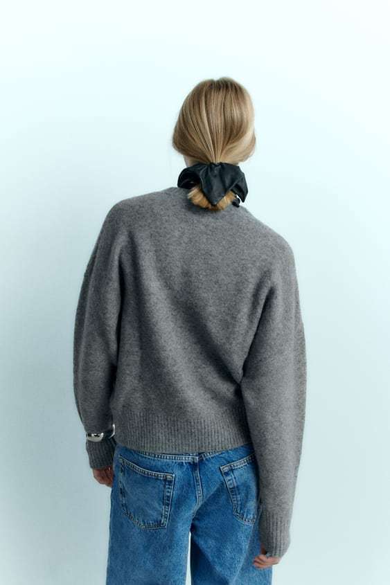 ZARA  |SOFT KNIT SWEATER